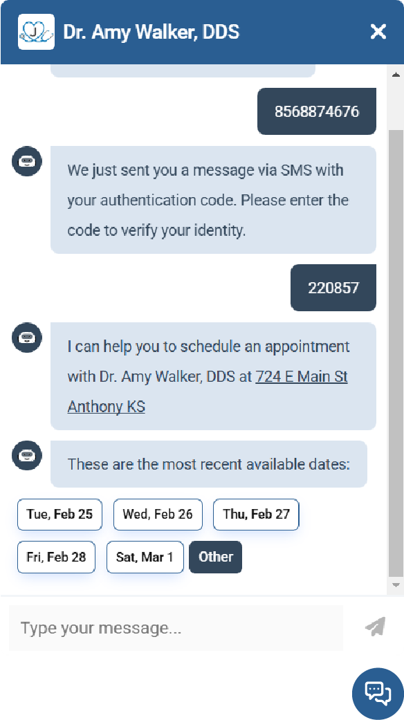 Website Chat Widget